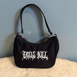 Dolls Kill Embroidered Logo Shoulder Bag